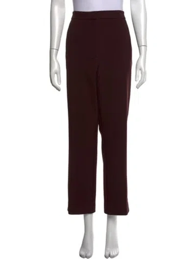 Pre-owned Veronica Beard Straight Leg Pants In Brown