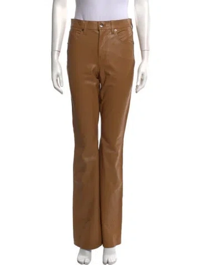 Pre-owned Veronica Beard Straight Leg Pants In Brown