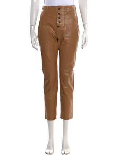 Pre-owned Veronica Beard Straight Leg Pants In Brown