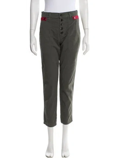Pre-owned Veronica Beard Straight Leg Pants In Gray