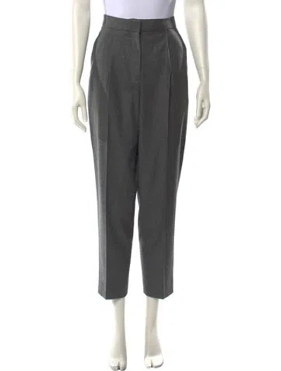 Pre-owned Veronica Beard Straight Leg Pants In Gray