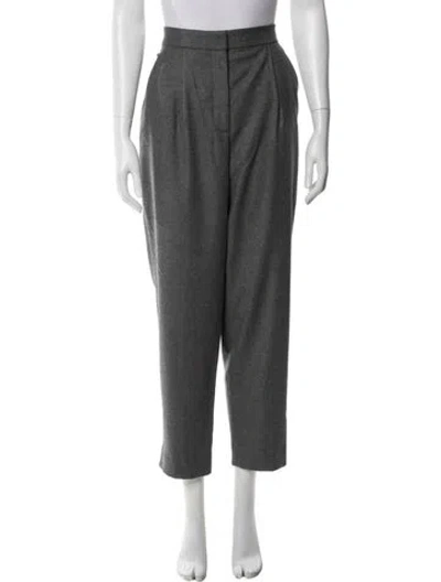 Pre-owned Veronica Beard Straight Leg Pants In Gray