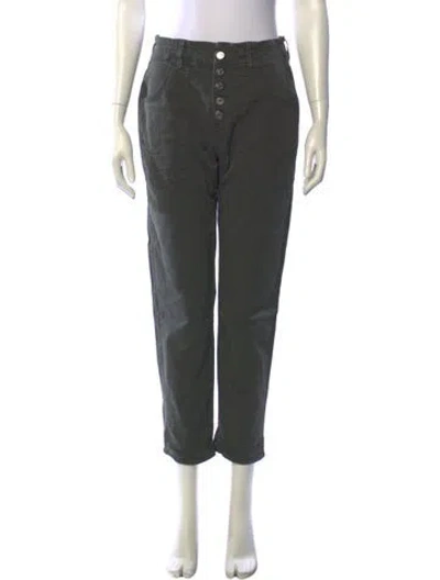 Pre-owned Veronica Beard Straight Leg Pants In Gray