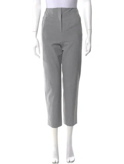 Pre-owned Veronica Beard Straight Leg Pants In Gray