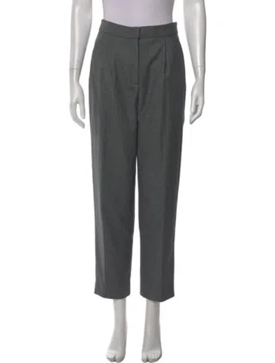 Pre-owned Veronica Beard Straight Leg Pants In Gray