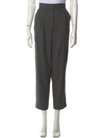 Pre-owned Veronica Beard Straight Leg Pants In Gray