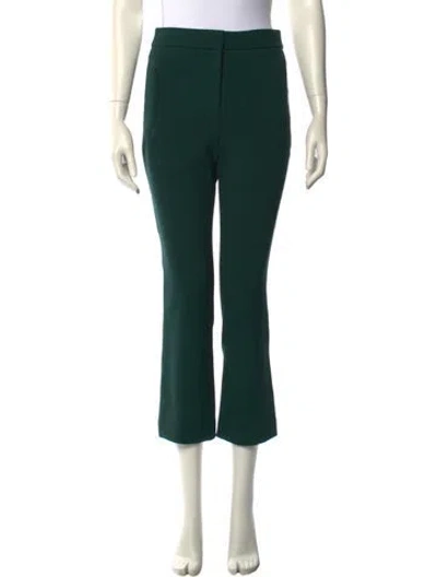 Pre-owned Veronica Beard Straight Leg Pants In Green