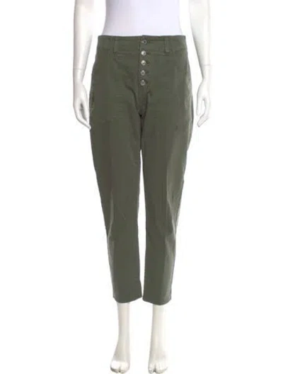 Pre-owned Veronica Beard Straight Leg Pants In Green