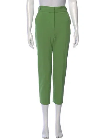 Pre-owned Veronica Beard Straight Leg Pants In Green