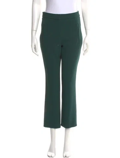 Pre-owned Veronica Beard Straight Leg Pants In Green