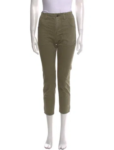 Pre-owned Veronica Beard Straight Leg Pants In Green