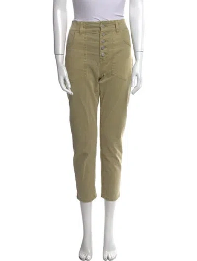 Pre-owned Veronica Beard Straight Leg Pants In Green