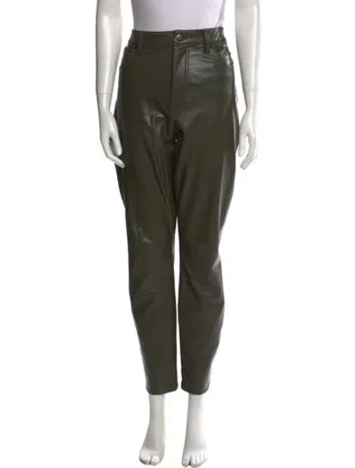 Pre-owned Veronica Beard Straight Leg Pants In Green