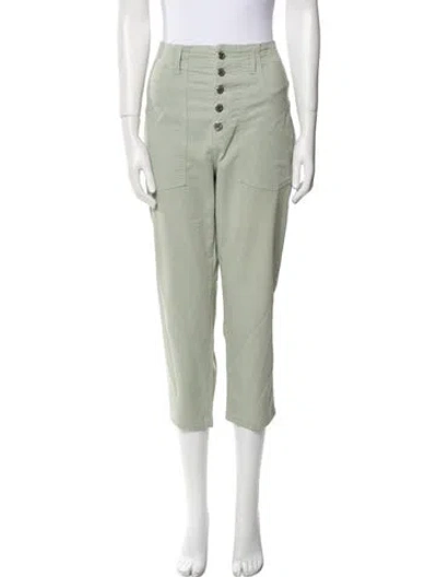 Pre-owned Veronica Beard Straight Leg Pants In Green