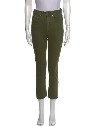 Pre-owned Veronica Beard Straight Leg Pants In Green