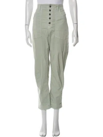 Pre-owned Veronica Beard Straight Leg Pants In Green