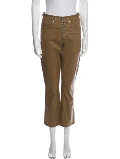 Pre-owned Veronica Beard Straight Leg Pants In Green