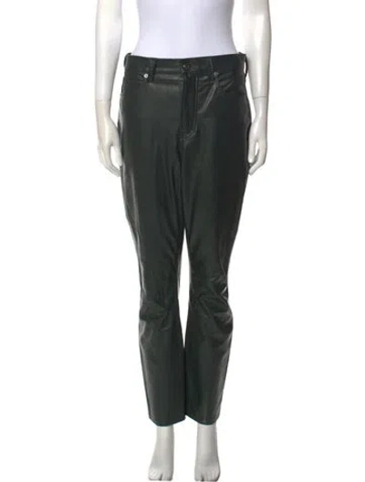Pre-owned Veronica Beard Straight Leg Pants In Green