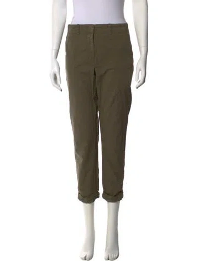 Pre-owned Veronica Beard Straight Leg Pants In Green