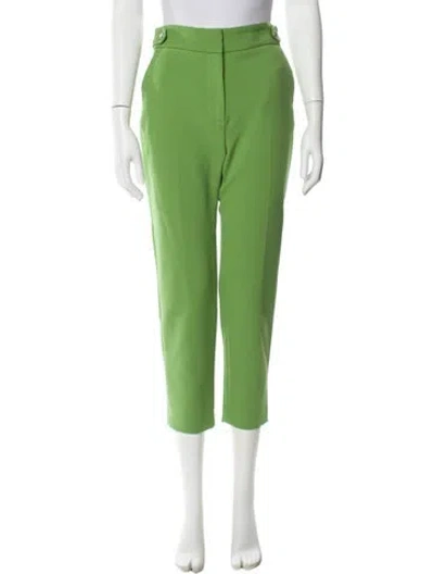 Pre-owned Veronica Beard Straight Leg Pants In Green