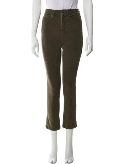 Pre-owned Veronica Beard Straight Leg Pants In Green