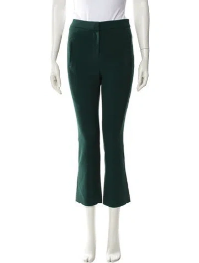 Pre-owned Veronica Beard Straight Leg Pants In Green
