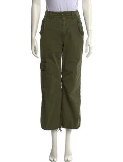 Pre-owned Veronica Beard Straight Leg Pants In Green
