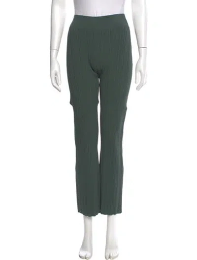 Pre-owned Veronica Beard Straight Leg Pants In Green