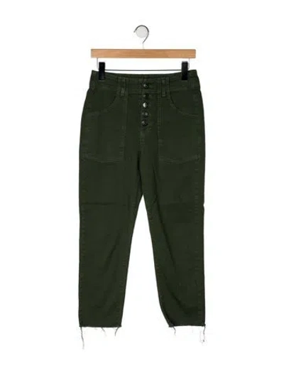 Pre-owned Veronica Beard Straight Leg Pants In Green