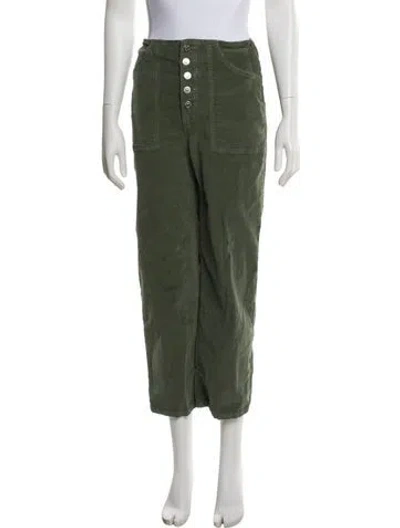 Pre-owned Veronica Beard Straight Leg Pants In Green
