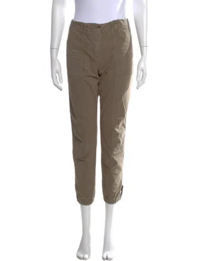 Pre-owned Veronica Beard Straight Leg Pants In Green