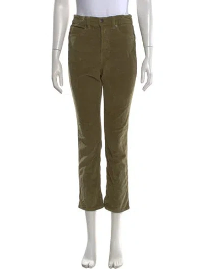 Pre-owned Veronica Beard Straight Leg Pants In Green