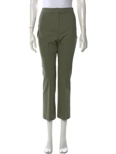 Pre-owned Veronica Beard Straight Leg Pants In Green