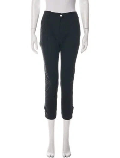 Pre-owned Veronica Beard Straight Leg Pants In Green