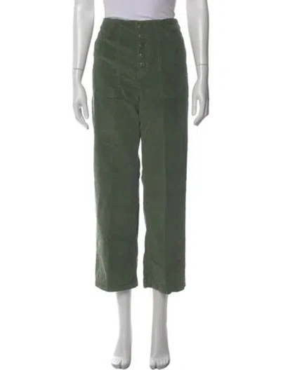 Pre-owned Veronica Beard Straight Leg Pants In Green