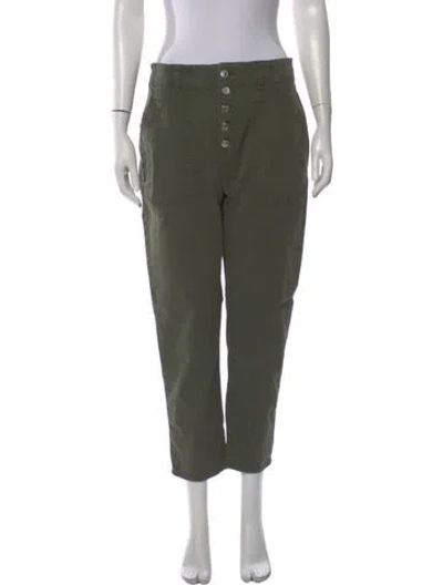 Pre-owned Veronica Beard Straight Leg Pants In Green