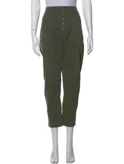Pre-owned Veronica Beard Straight Leg Pants In Green