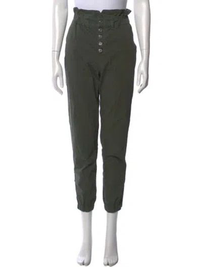 Pre-owned Veronica Beard Straight Leg Pants In Green