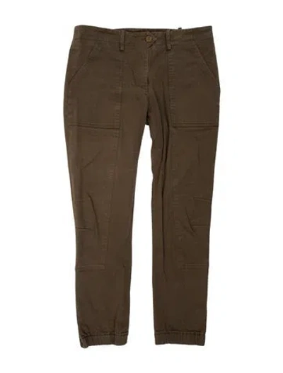 Pre-owned Veronica Beard Straight Leg Pants In Green