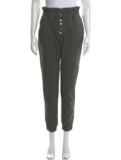 Pre-owned Veronica Beard Straight Leg Pants In Green