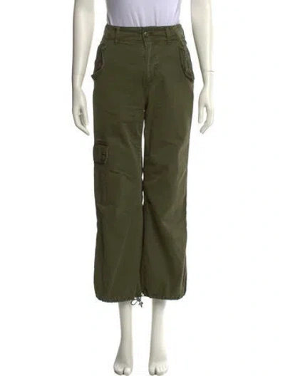 Pre-owned Veronica Beard Straight Leg Pants In Green