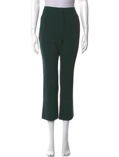 Pre-owned Veronica Beard Straight Leg Pants In Green