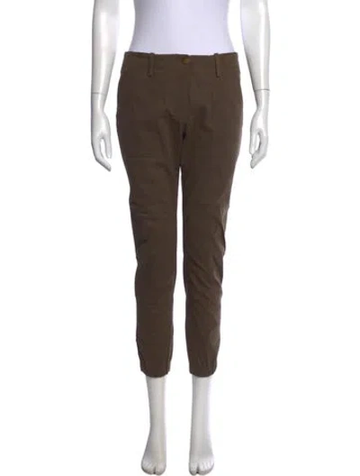 Pre-owned Veronica Beard Straight Leg Pants In Green