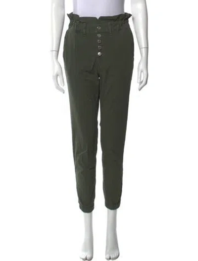 Pre-owned Veronica Beard Straight Leg Pants In Green