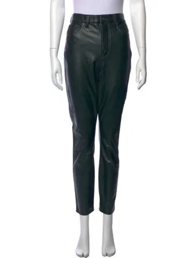 Pre-owned Veronica Beard Straight Leg Pants In Green