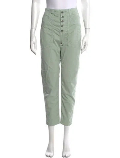 Pre-owned Veronica Beard Straight Leg Pants In Green