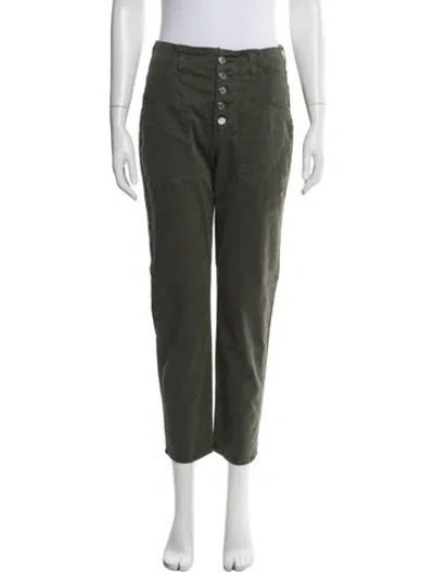 Pre-owned Veronica Beard Straight Leg Pants In Green