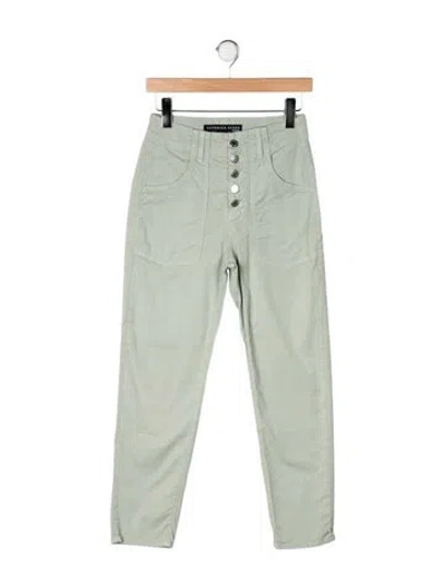 Pre-owned Veronica Beard Straight Leg Pants In Green