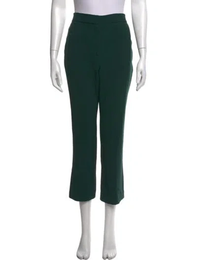 Pre-owned Veronica Beard Straight Leg Pants In Green