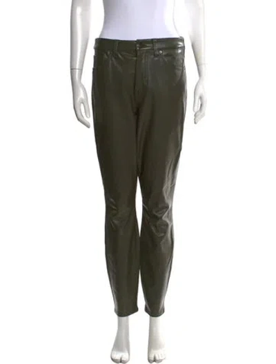 Pre-owned Veronica Beard Straight Leg Pants In Green